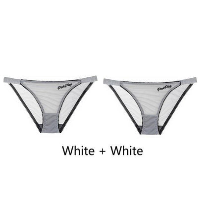 2 Pack Letter Print Sexy Women's Panties Underwear Seamless Briefs Comfort Underpants Low Rise Fashion Panty Ladies Lingerie The Clothing Company Sydney