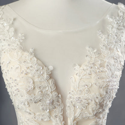 Appliques Tulle Mermaid Luxury Wedding Dress The Clothing Company Sydney