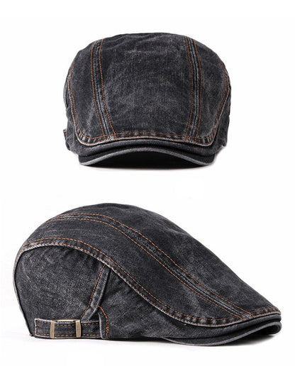Casual Spring Summer Berets Hat Men Women Denim Newsboy Ivy Cotton Cap Duckbill Ivy Flat Cap The Clothing Company Sydney