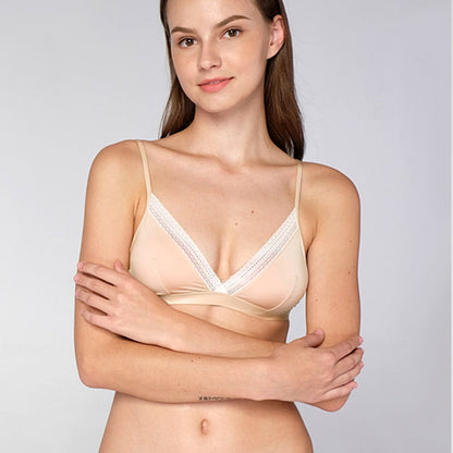 Bralette Wireless Lace Bra Soft Ultra-thin Top Seamless Underwear Sexy Top  3/4 Cup Intimates Lingerie The Clothing Company Sydney
