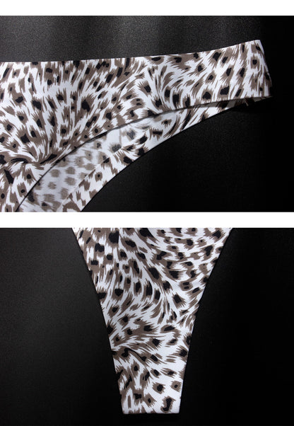 3 Pack Underwear Seamless Ice Silk Sports T-back Print Soft High Quality G-string Thong Ladies Panties The Clothing Company Sydney