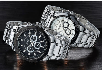 Luxury Casual Military Quartz Sports Wristwatch Full Steel Water Resistant Men's Watch The Clothing Company Sydney