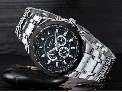 Luxury Casual Military Quartz Sports Wristwatch Full Steel Water Resistant Men's Watch The Clothing Company Sydney