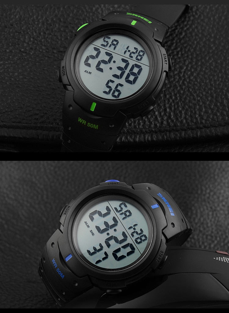 Men Ladies Sports Watches Chronos Countdown Watch Waterproof LED Digital Watch The Clothing Company Sydney
