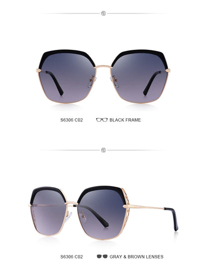 Women's Luxury Square Polarized Sunglasses Ladies Fashion Trending Sun glasses UV400 Protection The Clothing Company Sydney