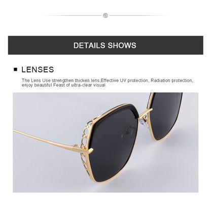 Women's Luxury Square Polarized Sunglasses Ladies Fashion Trending Sun glasses UV400 Protection The Clothing Company Sydney