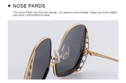 Women's Luxury Square Polarized Sunglasses Ladies Fashion Trending Sun glasses UV400 Protection The Clothing Company Sydney