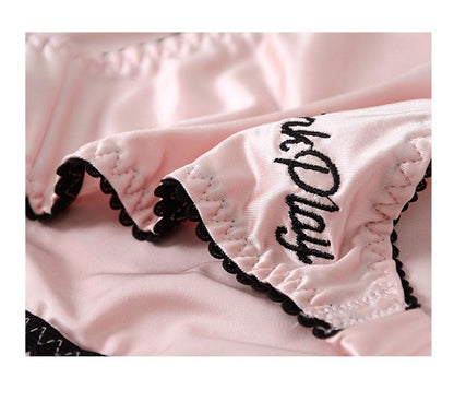 2 Pack Letter Print Sexy Women's Panties Underwear Seamless Briefs Comfort Underpants Low Rise Fashion Panty Ladies Lingerie The Clothing Company Sydney