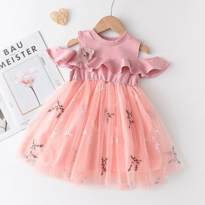 New Summer Kids Girls Floral Sweet Party Suits Butterfly Costume Children's Dress The Clothing Company Sydney