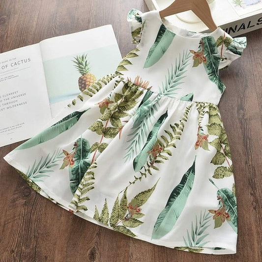 New Summer Kids Girls Floral Sweet Party Suits Butterfly Costume Children's Dress The Clothing Company Sydney