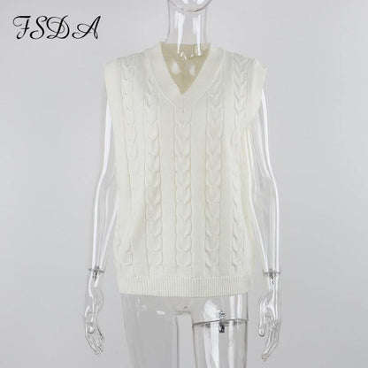 2 Piece Sleeveless Sweater Top Vest And Shorts Mini Matching Set Knitted Autumn Winter Two Piece Set Casual Oversize Jumper Suit Party Outfits The Clothing Company Sydney