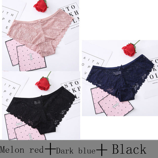 3 Pack Lace Sexy High Waist Thong Panties The Clothing Company Sydney