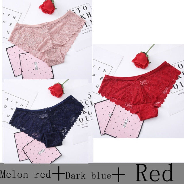 3 Pack Lace Sexy High Waist Thong Panties The Clothing Company Sydney