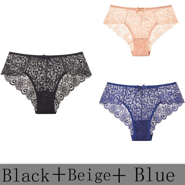 3 Pack Sexy Lace Low Rise Brief Thongs Plus Size Panties The Clothing Company Sydney
