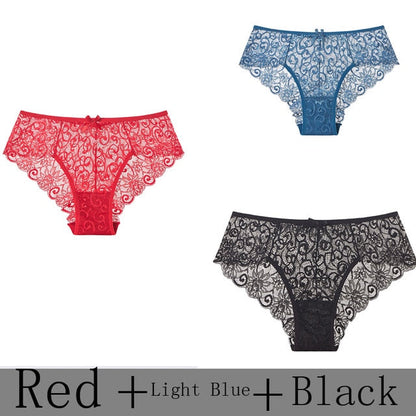 3 Pack Sexy Lace Low Rise Brief Thongs Plus Size Panties The Clothing Company Sydney