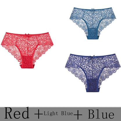 3 Pack Sexy Lace Low Rise Brief Thongs Plus Size Panties The Clothing Company Sydney