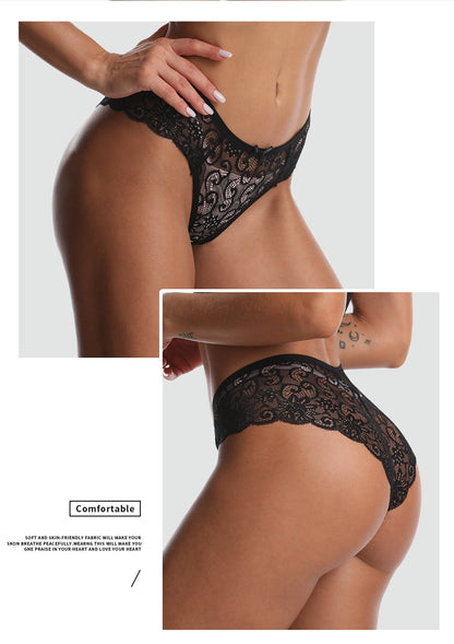 3 Pack Sexy Lace Low Rise Brief Thongs Plus Size Panties The Clothing Company Sydney