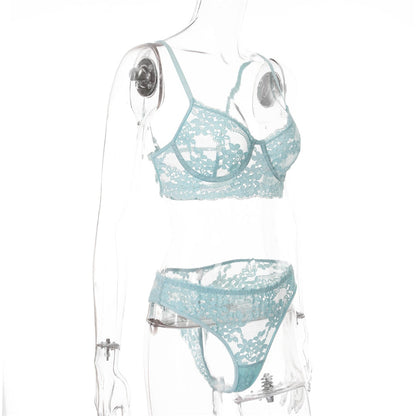 2 Piece See Through Underwear Lingerie Push up Bralette Panties Set The Clothing Company Sydney