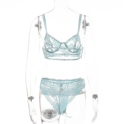 2 Piece See Through Underwear Lingerie Push up Bralette Panties Set The Clothing Company Sydney