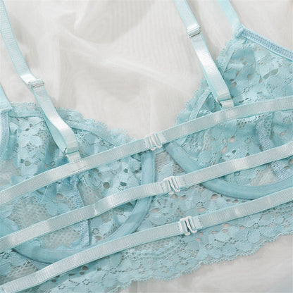 2 Piece See Through Underwear Lingerie Push up Bralette Panties Set The Clothing Company Sydney