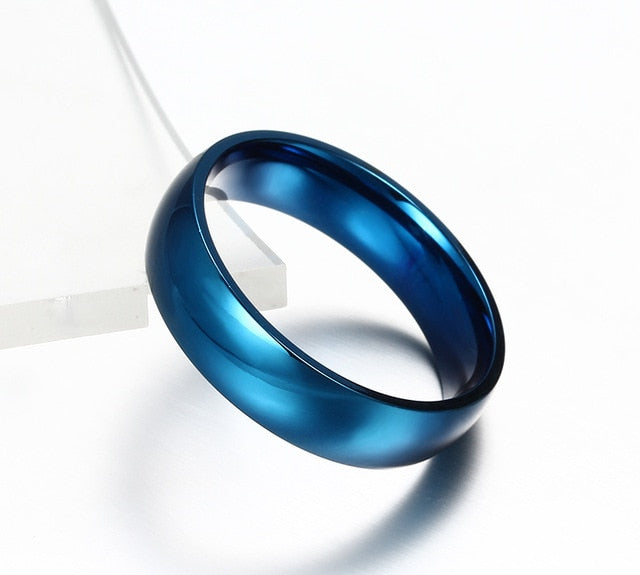 Classic Wedding Ring for Men Women Stainless Steel Jewelry 6mm And 8mm Width The Clothing Company Sydney