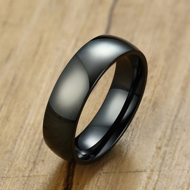 Classic Wedding Ring for Men Women Stainless Steel Jewelry 6mm And 8mm Width The Clothing Company Sydney