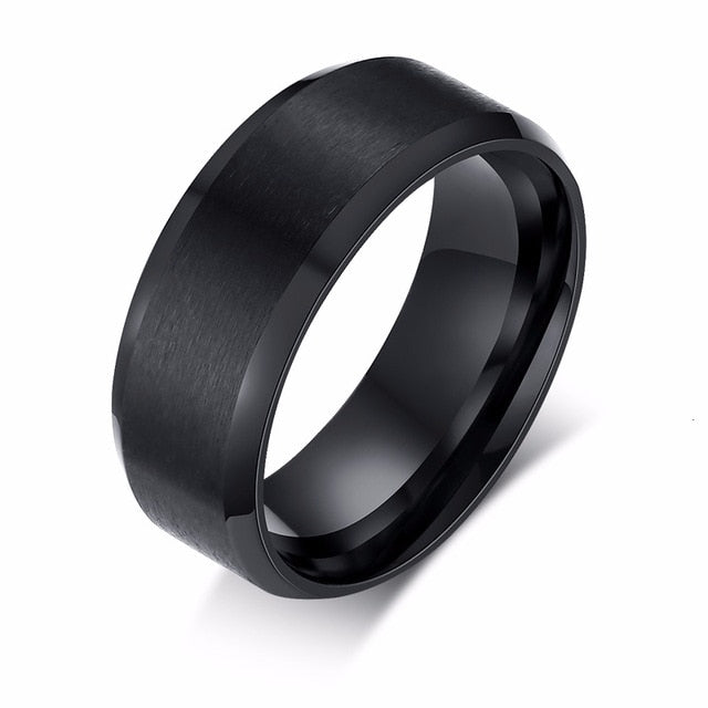 Classic Wedding Ring for Men Women Stainless Steel Jewelry 6mm And 8mm Width The Clothing Company Sydney