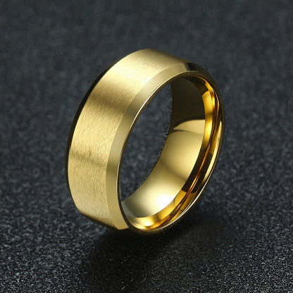 Classic Wedding Ring for Men Women Stainless Steel Jewelry 6mm And 8mm Width The Clothing Company Sydney