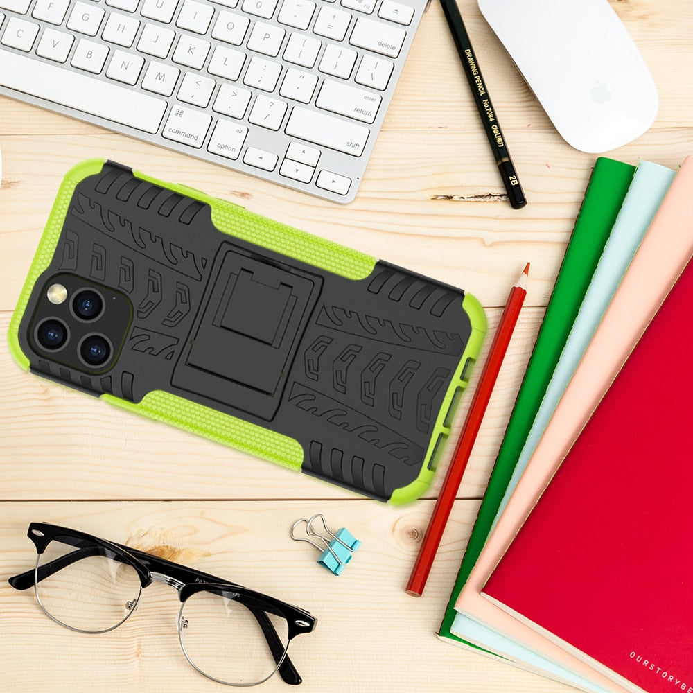 Anti-knock Heavy Duty Armor Silicone Phone Bumper Case For Cover iPhone 12 Mini Case 11 Pro Max SE 2020 SE2 6 6S 7 8 Plus XR XS The Clothing Company Sydney