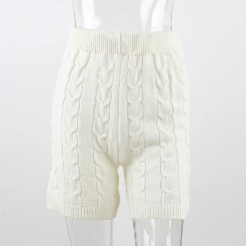 2 Piece Sleeveless Sweater Top Vest And Shorts Mini Matching Set Knitted Autumn Winter Two Piece Set Casual Oversize Jumper Suit Party Outfits The Clothing Company Sydney