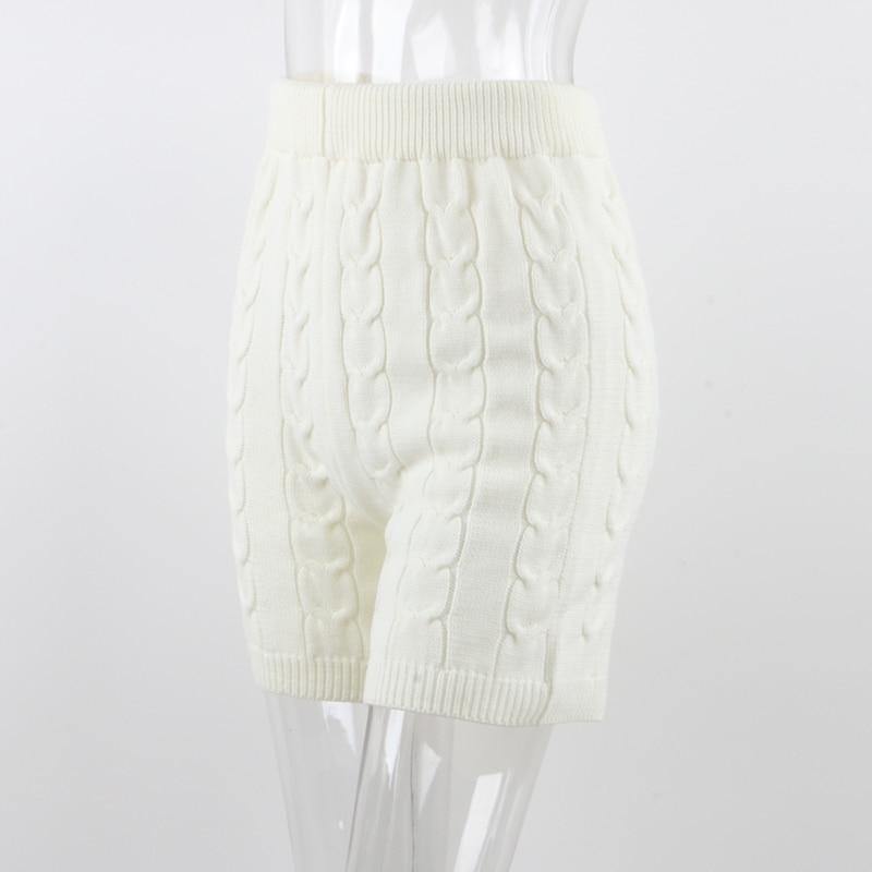 2 Piece Sleeveless Sweater Top Vest And Shorts Mini Matching Set Knitted Autumn Winter Two Piece Set Casual Oversize Jumper Suit Party Outfits The Clothing Company Sydney