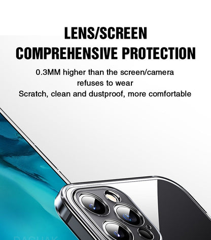 Camera Lens Protection Clear Phone Case For iPhone 12 Pro Max Silicone Soft Cover For iPhone 12 Mini Shockproof Back Cover The Clothing Company Sydney