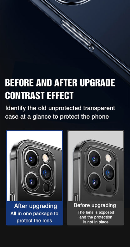 Camera Lens Protection Clear Phone Case For iPhone 12 Pro Max Silicone Soft Cover For iPhone 12 Mini Shockproof Back Cover The Clothing Company Sydney