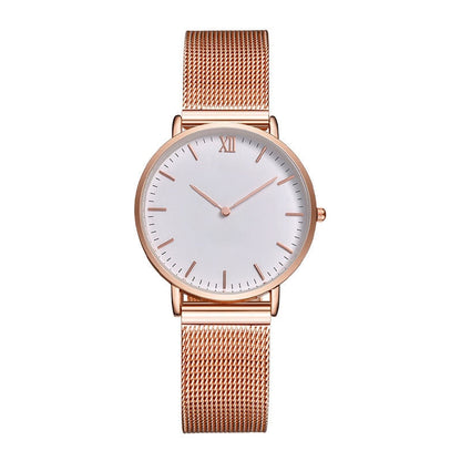 Customise Your Logo Classic Watches Women Rose Gold Stainless Steel Mesh Ladies Wrist Watches The Clothing Company Sydney