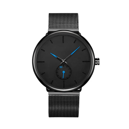 50 Piece Build Your Own Brand Watches Men Stainless Steel Mesh Custom Logo Label Personalized Watch The Clothing Company Sydney
