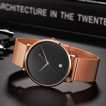50 pack Brand Your Own Logo Watch Luxury OEM Customized Stainless Steel Mesh Watches The Clothing Company Sydney