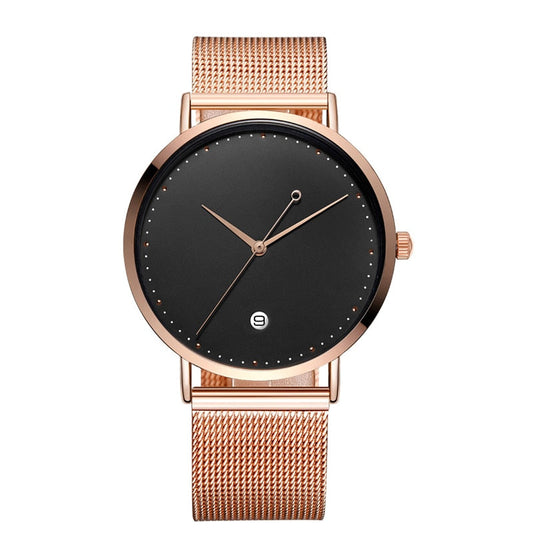 50 pack Brand Your Own Logo Watch Luxury OEM Customized Stainless Steel Mesh Watches The Clothing Company Sydney