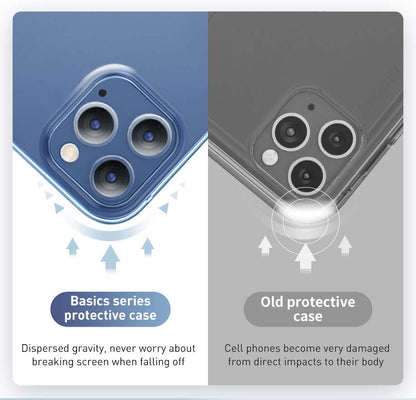 Baseus Phone Case For iPhone 12 mini Cover Clear Soft TPU Transparent Case For iPhone 11 Pro Xs Max X XR Case The Clothing Company Sydney