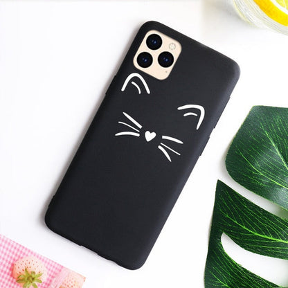 Cute Cat Case For IPhone SE 2020 Case Phone Bumper For Iphone 12 11 Pro max Mini 7 8 XR XS Max X 6 6s Plus 5 SE 5s Covers The Clothing Company Sydney
