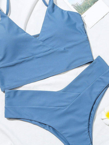 High Waist Swimwear Bathing Suit Woman Swimsuit Sexy High Cut Swimsuit Thong Bikini Set The Clothing Company Sydney