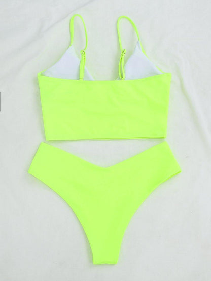 High Waist Swimwear Bathing Suit Woman Swimsuit Sexy High Cut Swimsuit Thong Bikini Set The Clothing Company Sydney