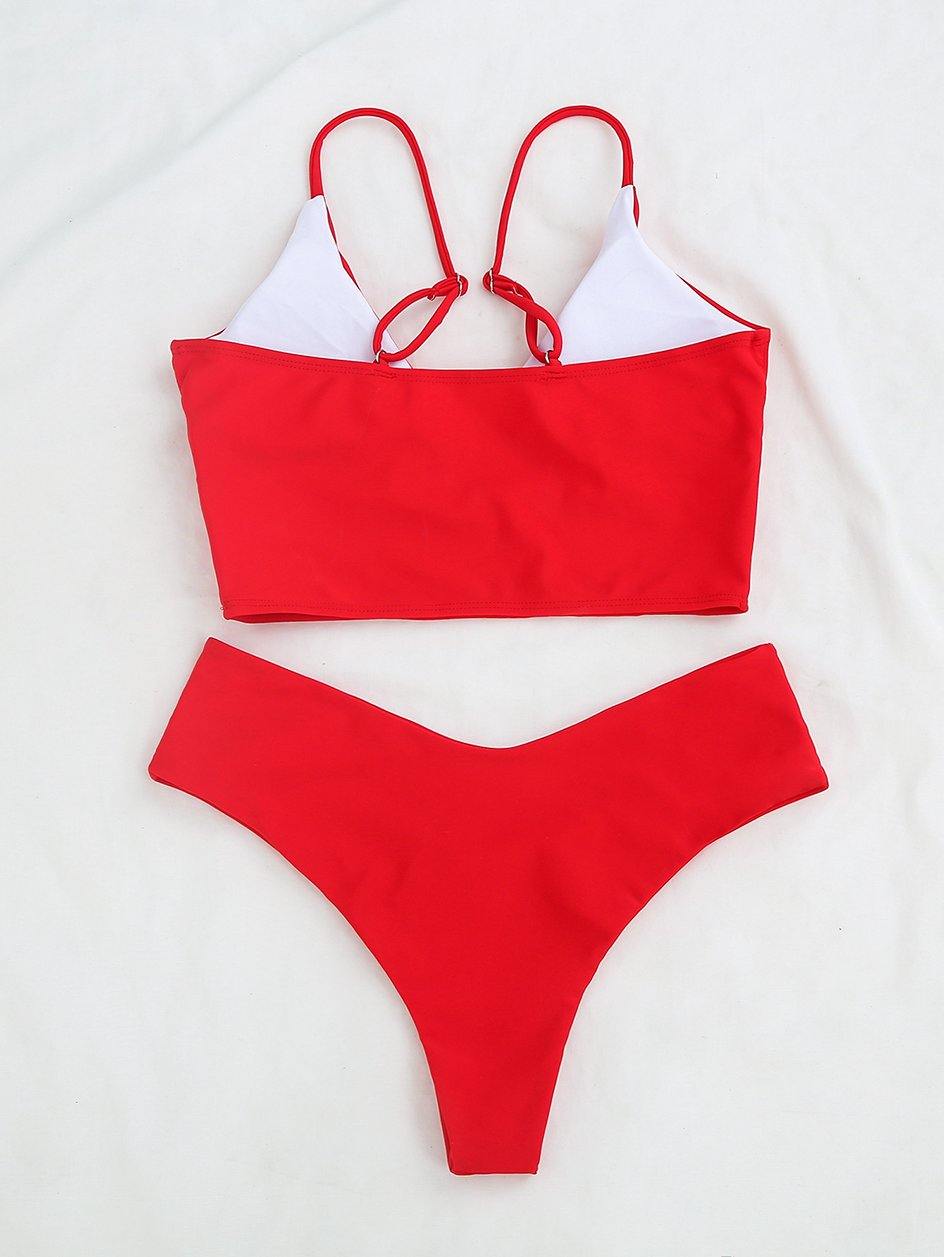High Waist Swimwear Bathing Suit Woman Swimsuit Sexy High Cut Swimsuit Thong Bikini Set The Clothing Company Sydney