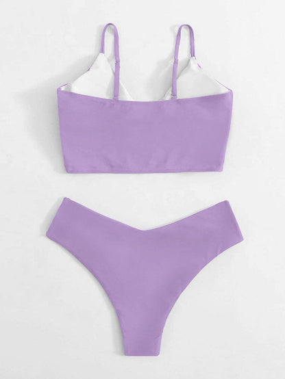 High Waist Swimwear Bathing Suit Woman Swimsuit Sexy High Cut Swimsuit Thong Bikini Set The Clothing Company Sydney