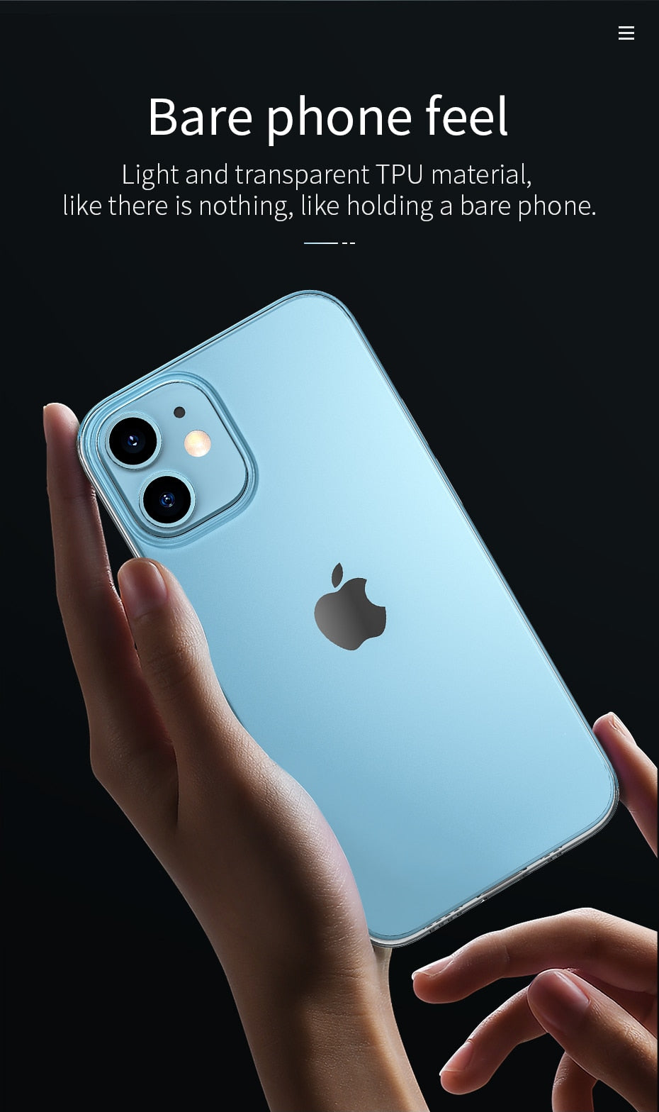Original Clear Soft TPU Case for iPhone 12 12 Pro Max 12 mini Transparent Protective Cover Ultra thin Protection Case The Clothing Company Sydney