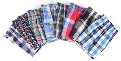 5 Pack Men's Thin Summer Underwear Cotton Plus Size Breathable Plaid Flexible Shorts Boxer Male Underpants The Clothing Company Sydney