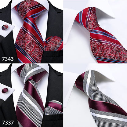 3 Piece Designer Mens Wedding Tie Gold Black Striped Silk Neck Ties Hanky Cufflinks Set The Clothing Company Sydney