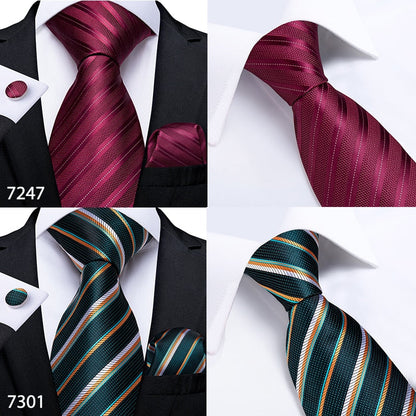 3 Piece Designer Mens Wedding Tie Gold Black Striped Silk Neck Ties Hanky Cufflinks Set The Clothing Company Sydney