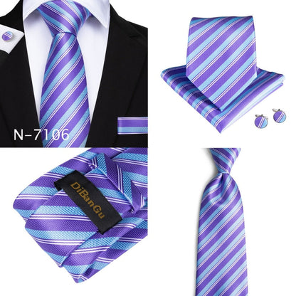 3 Piece Designer Mens Wedding Tie Gold Black Striped Silk Neck Ties Hanky Cufflinks Set The Clothing Company Sydney