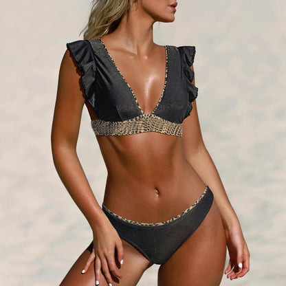 2 Piece Ruffle Push Up Bikini Set Micro Swimsuits Women Swimwear Thong Bathing Suit Sexy Swimming Suit The Clothing Company Sydney
