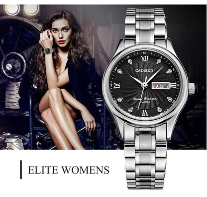 2 Pack Couple Watch Mens Quartz Watches Top Brand Luxury Ladies Dress Wristwatch Set The Clothing Company Sydney